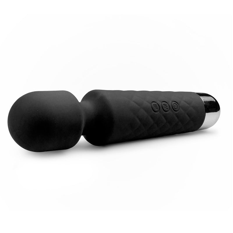 Hex Silicone Pleasure Wand - Purple