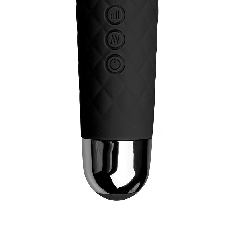 Hex Silicone Pleasure Wand - Purple