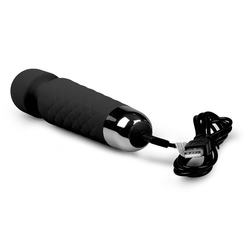 Hex Silicone Pleasure Wand - Purple