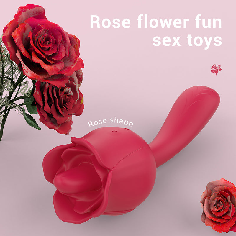 S-Hande - Rose Vibrator G Spot Red Rose
