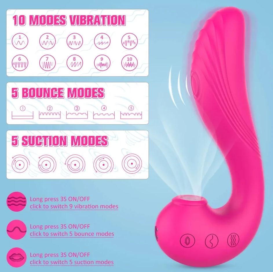 S-HANDE Angel's Wings 3 in 1 Multi Vibrator