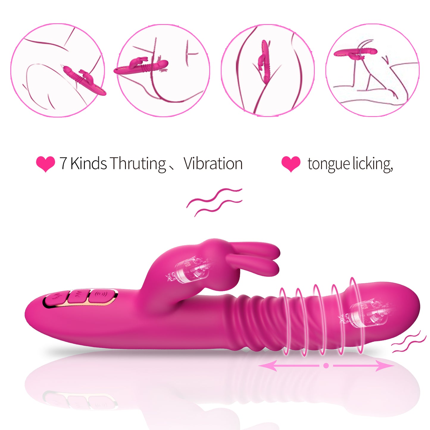 Alva Thrusting Rabbit Vibrator