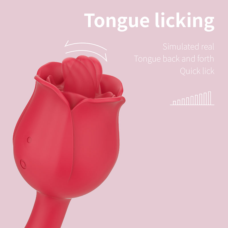 S-Hande - Rose Vibrator G Spot Red Rose