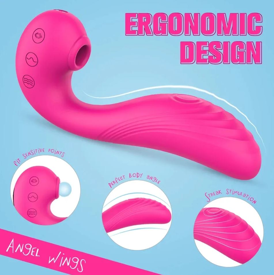 S-HANDE Angel's Wings 3 in 1 Multi Vibrator