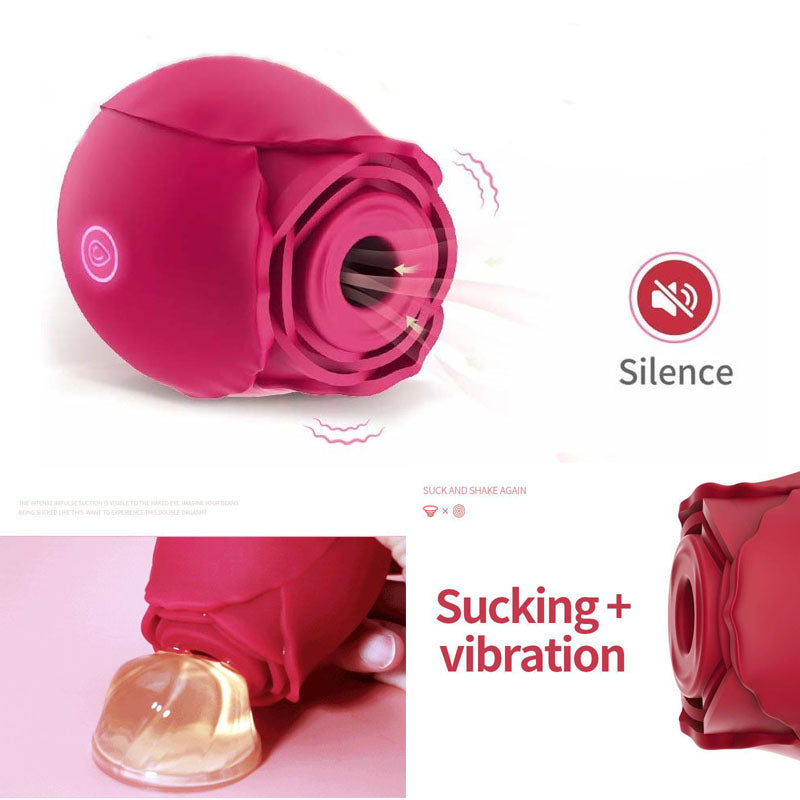 XIAER - Rose Love Sucking Vibrator