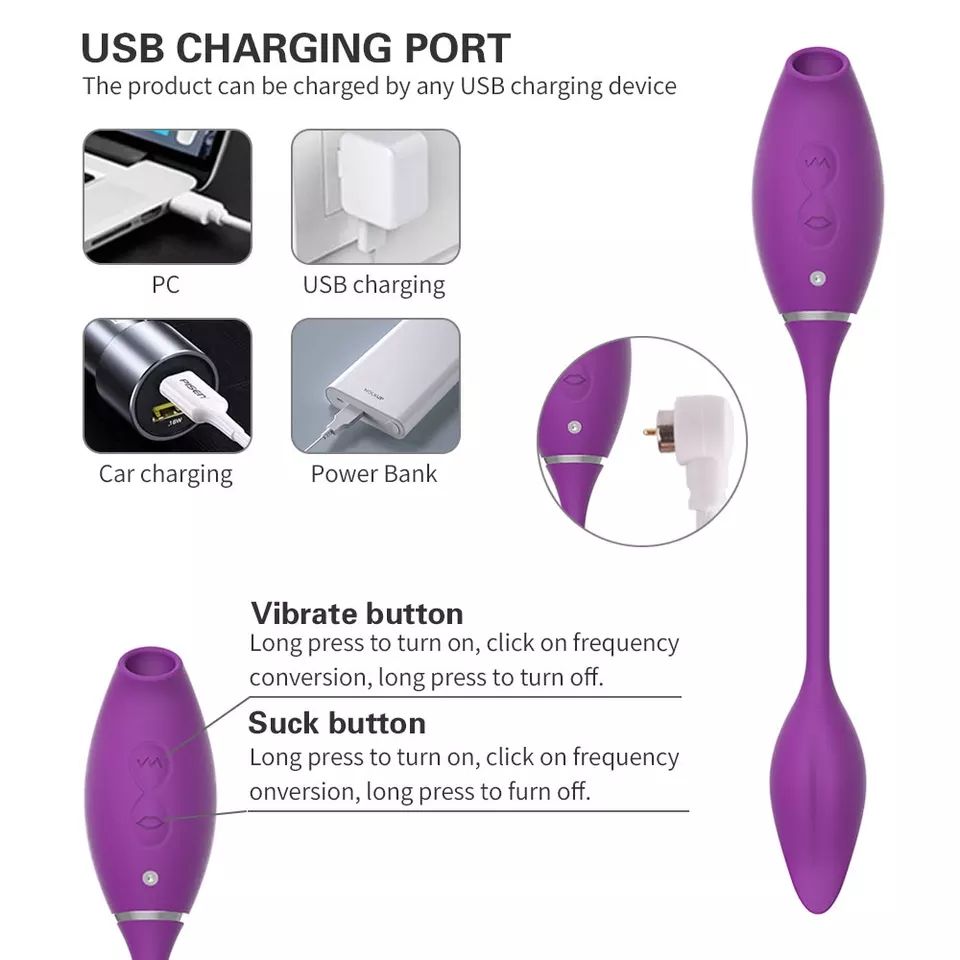 XIAER Suction Vibrator