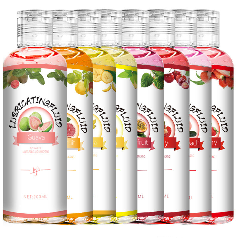 Fruit Flavors Lubricant - Water Base 200ml - ALL MUST GO!