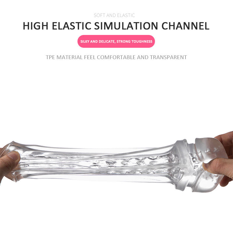 Transparent Male Masturbator Cup