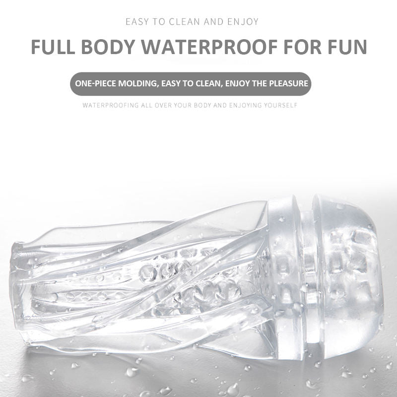 Transparent Male Masturbator Cup